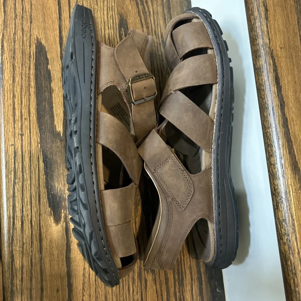 Abeo Sandals Men's 14 Brandon Neutral Arch Support Fisherman Plantar Fasciitis
